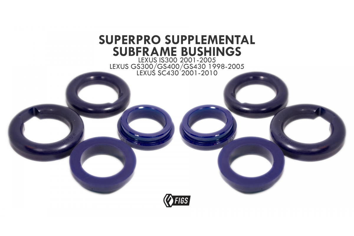 Gen2 GS, IS300 Rear Subframe Supplemental collar Bushings